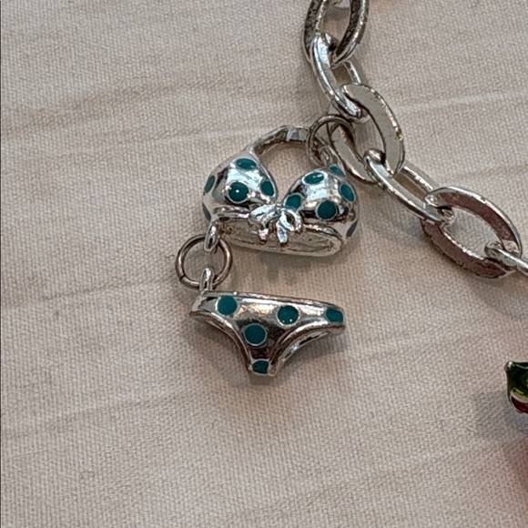 Cruise, Vacation Themed Silver Tone Bracelet - Picture 2 of 6